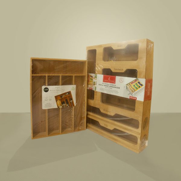 Wooden Kitchen Organizer